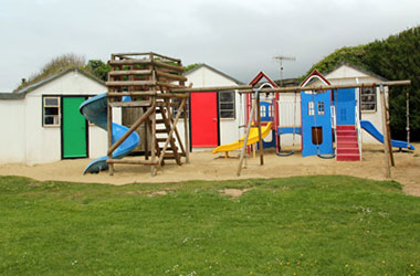Typical Hampshire school trip holiday camp accommodation